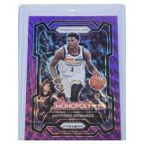 Anthony Edwards 2023-24 Panini Prizm Monopoly Purple Wave Refractor #52 - Minnesota Timberwolves Basketball Card