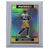Greg Jennings Rookie 2006 Topps Chrome Refractor #260 - Green Bay Packers Football Card