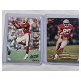 Lot of 2 Jerry Rice Football Cards from 1995 Action Packed