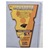 Kirill Kaprizov 2021-22 SkyBox Metal Universe The Cheddar Die-Cut #TC-7 - Minnesota Wild Hockey Card