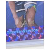 Tristen Newton Rookie 2025 Topps Finest Purple Refractor #40 and Numbered 68/99 - Basketball Card