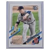 Tarik Skubal Rookie 2021 Topps #92 - Detroit Tigers Baseball Card