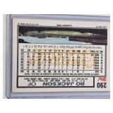 Bo Jackson 1992 Topps Gold Winner #290 - Chicago White Sox Baseball Card