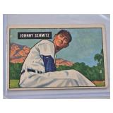 Johnny Schmitz 1951 Bowman #69 - Chicago Cubs Vintage Baseball Card