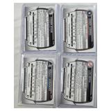 Lot of 4 1st Bowman Cards Featuring Kenedy Corona Auto, Luis Serna Auto, Connor Staine Auto, and Ronald Hernandez Auto