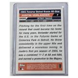 Justin Verlander Rookie 2005 Topps Futures Game All-Star #UH220 - Detroit Tigers Baseball Card