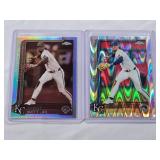 Lot of 2 Bobby Witt Jr. 2025 Topps Chrome Refractor Cards