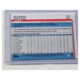 Juan Soto 2019 Topps Rookie Cup #213 - Washington Nationals Baseball Card