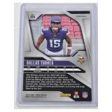 Dallas Turner Rookie 2024 Panini Prizm Red Prizm #324 - Minnesota Vikings Football Card