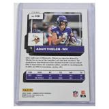 Adam Thielen 2022 Panini Donruss Optic Laser Prizm SP #130 and Numbered 9/79 - Minnesota Vikings Football Card