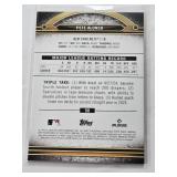 Pete Alonso 2024 Topps Triple Threads #58 and Numbered 34/125 - New York Mets Baseball Card