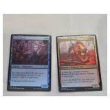 Lot of 20 Foil Magic: The Gathering Trading Cards Including Body Double, Blazing Hellhound, and More