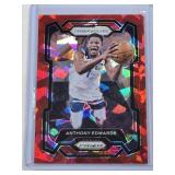 Anthony Edwards 2023-24 Panini Prizm Red Cracked Ice #108 - Minnesota Timberwolves Basketball Card