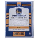 Stephen Curry 2017-18 Panini Donruss Optic Court Kings Insert #35 - Golden State Warriors Basketball Card