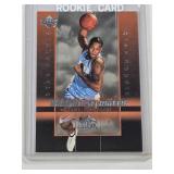 Carmelo Anthony Rookie 2003-04 Upper Deck Rookie Exclusives #3 - Denver Nuggets Basketball Card