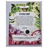 Stephen Curry 2025 Topps Chrome Die Cut Refractor Show Stoppers #S-3 - Golden State Warriors Basketball Card