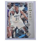 Kevin Garnett Rookie 1996 Upper Deck Premier #159 - Minnesota Timberwolves Basketball Card
