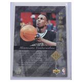 Kevin Garnett Rookie 1996 Upper Deck Premier #159 - Minnesota Timberwolves Basketball Card