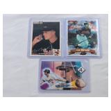Lot of 3 Cal Ripken Jr. Baseball Cards Including Silver Auto, Insert and Die Cut