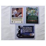 Lot of 3 Cal Ripken Jr. Baseball Cards Including Silver Auto, Insert and Die Cut