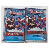 Lot of 2 Unopened Packs of 2022 Bowman Baseball