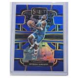 Anthony Edwards 2023-24 Panini Select Blue Holo Prizm #37 - Minnesota Timberwolves Basketball Card