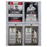 Lot of 8 Auto Baseball Cards All in Magnetic One Touches Featuring Bailey Falter, Nick Wells, Victor Arano, Kyle Molnar, Colton Welker, Logan Wyatt, and Rhett Wiseman