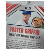 Lot of 8 Baseball Cards Most in Magnetic One Touches Featuring Jeison Guzman, Cadyn Grenier, Scott Kingery, Foster Griffin, Brian Serven, Bailey Falter, Brandon McCarthy, and A.J. Reed with Auto and N