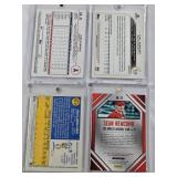 Lot of 8 Baseball Cards All in Magnetic One Touch Cases Featuring Sean Newcomb, Will Craig, Jose Soriano, Cal Conley, and Carlos Cortes with Autographs