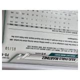 Lot of 8 Baseball Cards in Magnetic One Touches with Chance Adams, Dennis Santana, Blake Rutherford, Julio Pablo Martinez, Jackie Bradley Jr., Jason Jennings, Jordon Montgomery, and Jakson Reetz. Incl