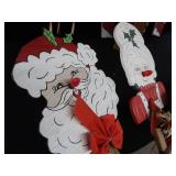 WOODEN OUTDOOR CHRISTMAS DECORATIONS.