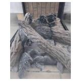 3 SIDED GAS FIRE PLACE