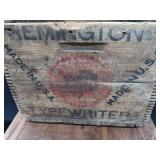 RARE REMINGTON TYPEWRITER BOX / MADE INTO COFFEE TABLE