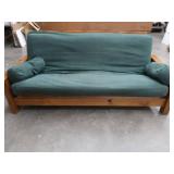 LARGE FUTON WITH MATTRESS AND PILLOWS