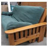 LARGE FUTON WITH MATTRESS AND PILLOWS