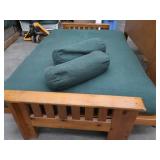 LARGE FUTON WITH MATTRESS AND PILLOWS