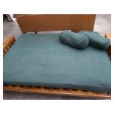 LARGE FUTON WITH MATTRESS AND PILLOWS