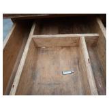 HUGE WOOD WORK BENCH WITH LIGHTS