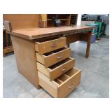 HUGE WOOD WORK BENCH WITH LIGHTS