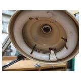 HUGE WOOD WORK BENCH WITH LIGHTS