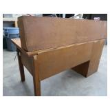 HUGE WOOD WORK BENCH WITH LIGHTS