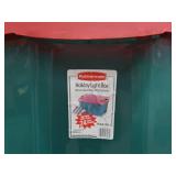 3 CHRISTMAS STORAGE  BINS.