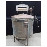 ANTIQUE 1912 EASY COPPER DRUM ELECTRIC WASHING MACHINE