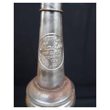 VINTAGE POLLY GAS MOTOR OIL BOTTLE WITH SPOUT / ORIGINAL BOX