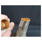 VINTAGE POLLY GAS MOTOR OIL BOTTLE WITH SPOUT / ORIGINAL BOX