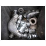 GALVANIZED BOX FILLED WITH NEW ELECTRICAL