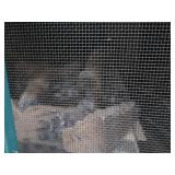 GREEN ENAMEL / CAST IRON FIRE PLACE