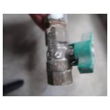 GREEN ENAMEL / CAST IRON FIRE PLACE