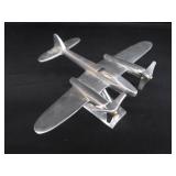 CAST ALUMINUM DESK MODEL AIRPLANE