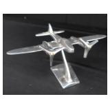 CAST ALUMINUM DESK MODEL AIRPLANE